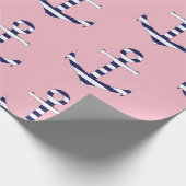 Girly Ankermuster Geschenkpapier (Ecke)