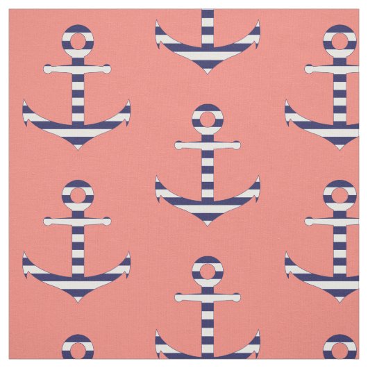 Girly Ankermuster Stoff (Muster)