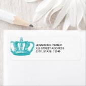 Girly Aqua Blue Vintag Crown (Insitu)