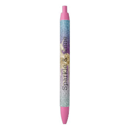 Girly Aqua Lila Mint Pink Glitzer ombre Unicorn Kugelschreiber