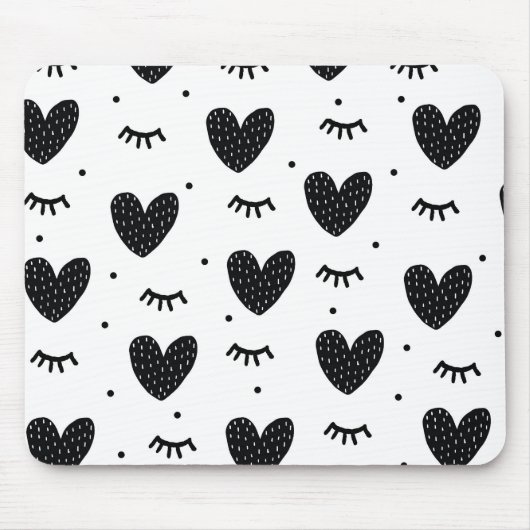 Girly Arts for Heart Heart Health Clipart Herz Mousepad (Vorne)