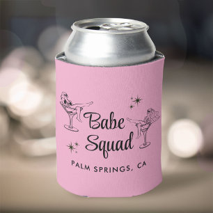 Girly Babe Squad Pink Junggeselinnen-Abschied Dosenkühler