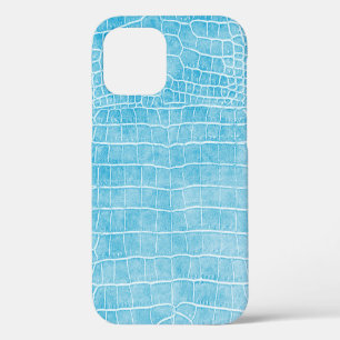 Girly Baby Blue Imitats Krokodile Leder Case-Mate iPhone Hülle
