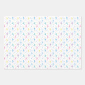 Girly Ballerina Dancer - Ballet Pattern Geschenkpapier Set (Vorderseite 2)
