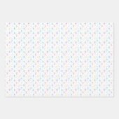 Girly Ballerina Dancer - Ballet Pattern Geschenkpapier Set (Vorderseite)