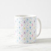 Girly Ballerina Dancer - Ballet Pattern Kaffeetasse (VorderseiteRechts)