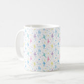 Girly Ballerina Dancer - Ballet Pattern Kaffeetasse (Vorderseite Links)