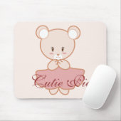 Girly Bär Mousepad (Mit Mouse)