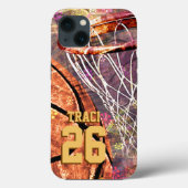 Girly Basketball Case-Mate iPhone Hülle (Rückseite)