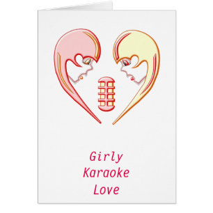 Girly BESTE FREUNDIN Karaoke Liebe Herz