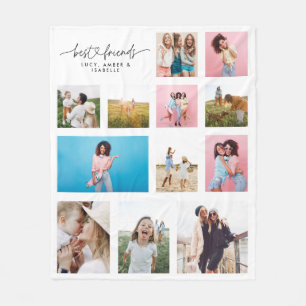 Girly besties mult Foto bester Freund Moderne Fleecedecke