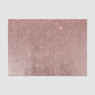 Girly bezaubernde rosa Rosen-Goldfolie und Seidenpapier