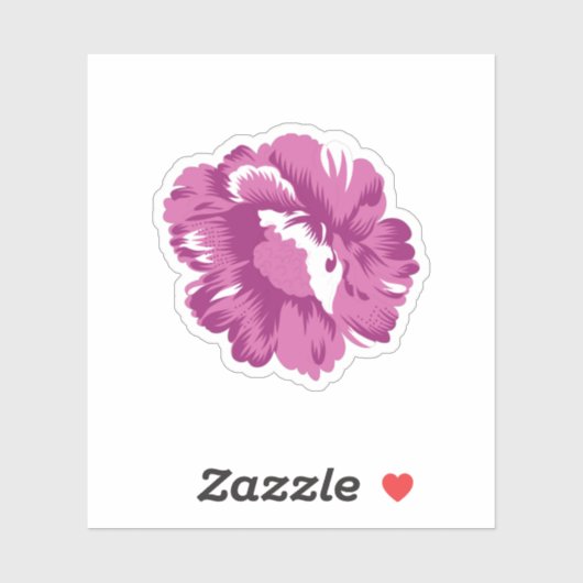 Girly, Blale Megenta, Royal Health Aufkleber (Blatt)