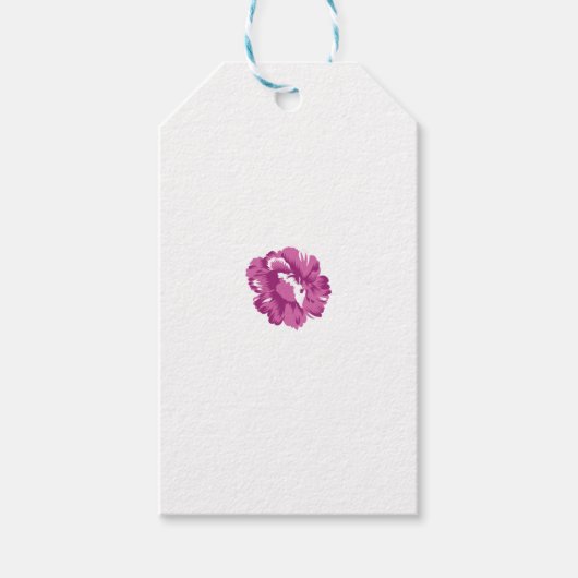 Girly, Blale Megenta, Royal Health Geschenkanhänger (Vorderseite)