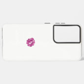 Girly, Blale Megenta, Royal Health Samsung Galaxy Hülle (Linke Seite)