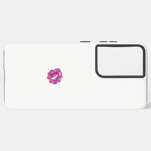 Girly, Blale Megenta, Royal Health Samsung Galaxy Hülle (Linke Seite)