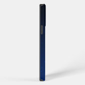 Girly Blau Funkelnde Monogramm iPhone Hülle (Rechte Seite)