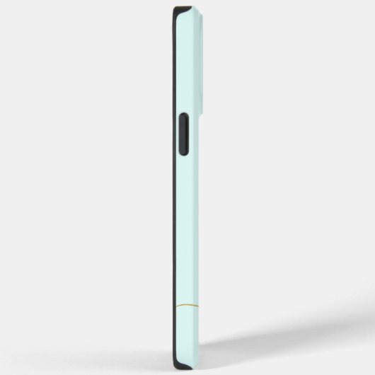 Girly Blue Monogram Modern Script Personalisiert C Case-Mate iPhone Hülle (Rückseite / Rechts)