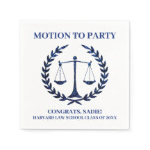 Girly Blue Sparkle Law School Abschluss