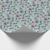 Girly Blume Art New Design Blumenästhesie Geschenkpapier (Ecke)