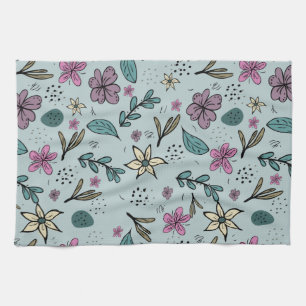 Girly Blume Art New Design Blumenästhesie Geschirrtuch