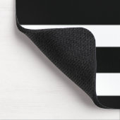 Girly Blume Magnolia, Streifen Mousepad (Ecke)