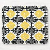 Girly Blumenmit blumenmuster des gelben u. Mousepad (Vorne)