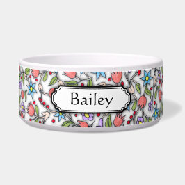 Girly Blumenmuster Napf