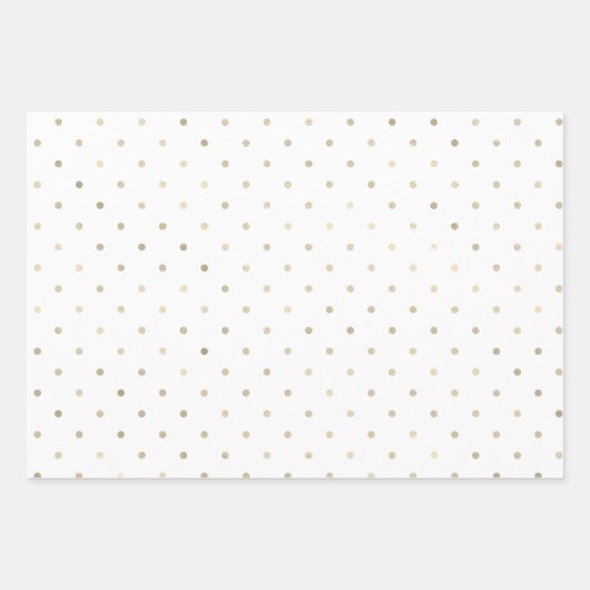 Girly Blush Pink Dots Geschenkpapier Set (Vorderseite 2)