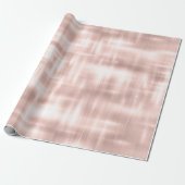 Girly Blush Pink Glitzy Streaks Geburtstag Geschenkpapier (Ungerollt)