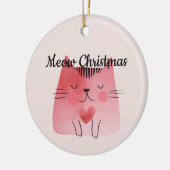 Girly Blush Pink Herzkamera Keramik Ornament (Links)