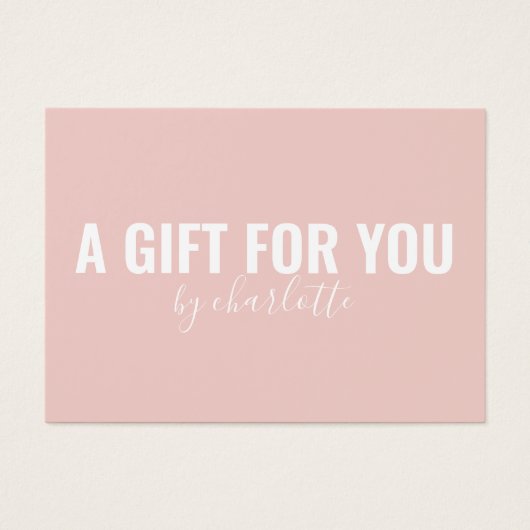 Girly Blush Pink Minimalistisches Geschenkpapier (Vorderseite)