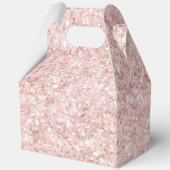 Girly Blush Rosa Glitter Geschenkschachtel (Vorderseite)