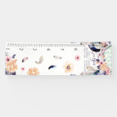 Girly Boho Dreamcatcher | Vinyl Growth Chart Banner (Horizontal)