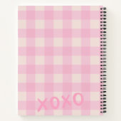 Girly Bow Notebook Notizblock (Rückseite)
