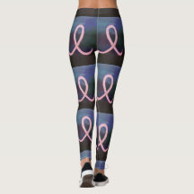 Girly Breast Cancer Awareness Ribbon Abstrakt Art