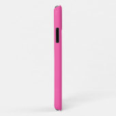 Girly BUBBLE GUM PINK Solid Color Case-Mate iPhone Hülle (Hinten/Rechts)