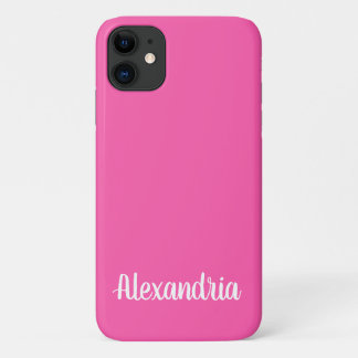 Girly BUBBLE GUM PINK Solid Color Case-Mate iPhone Hülle