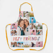 Girly bunt 16 Foto bester Freund moderne Schürze (Vorderseite)