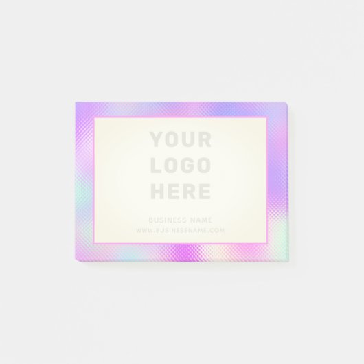 Girly Business-Logo hier Post-it Klebezettel (Vorderseite)