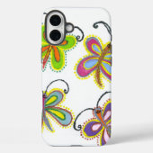 Girly Butterfly Case-Mate iPhone Hülle (Rückseite)