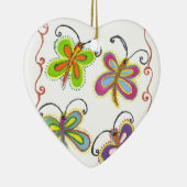 Girly Butterfly Keramikornament (Rechts)