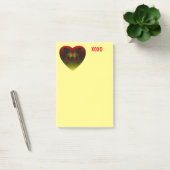 Girly Butterfly Liebe Herz Post-it Klebezettel (Büro)
