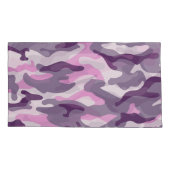 Girly Camouflage Pinks Monogramm in Gelb | Kissenbezug (Rückseite-Links)