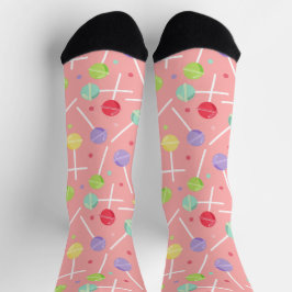 Girly Candy Lollipops Gemustert Decora Kei Socken