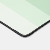 Girly Chic Aquamarin Green Ombre Classic Monogram Schreibtischunterlage (Ecke)