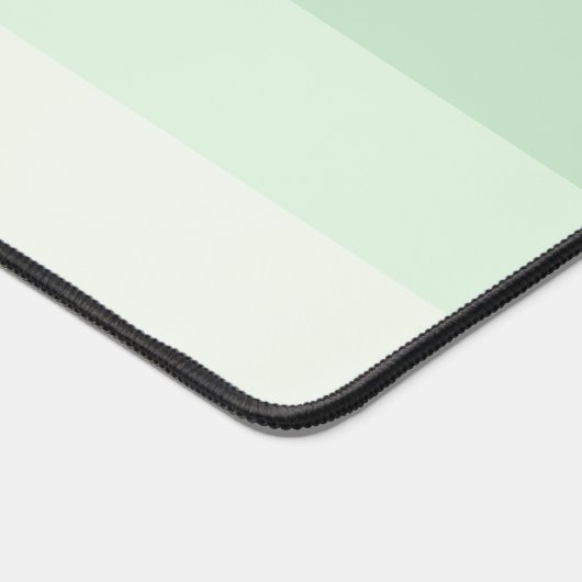 Girly Chic Aquamarin Green Ombre Classic Monogram Schreibtischunterlage (Ecke)