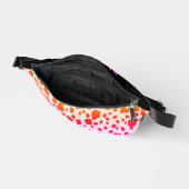 Girly Chic Black Pink Kuh Tierart Name Bauchtasche (Offen)