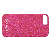Girly chic glänzend glänzend glänzend personalisie Case-Mate iPhone hülle (Rückseite (Horizontal))