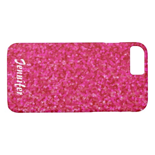 Girly chic glänzend glänzend glänzend personalisie Case-Mate iPhone hülle (Rückseite (Horizontal))